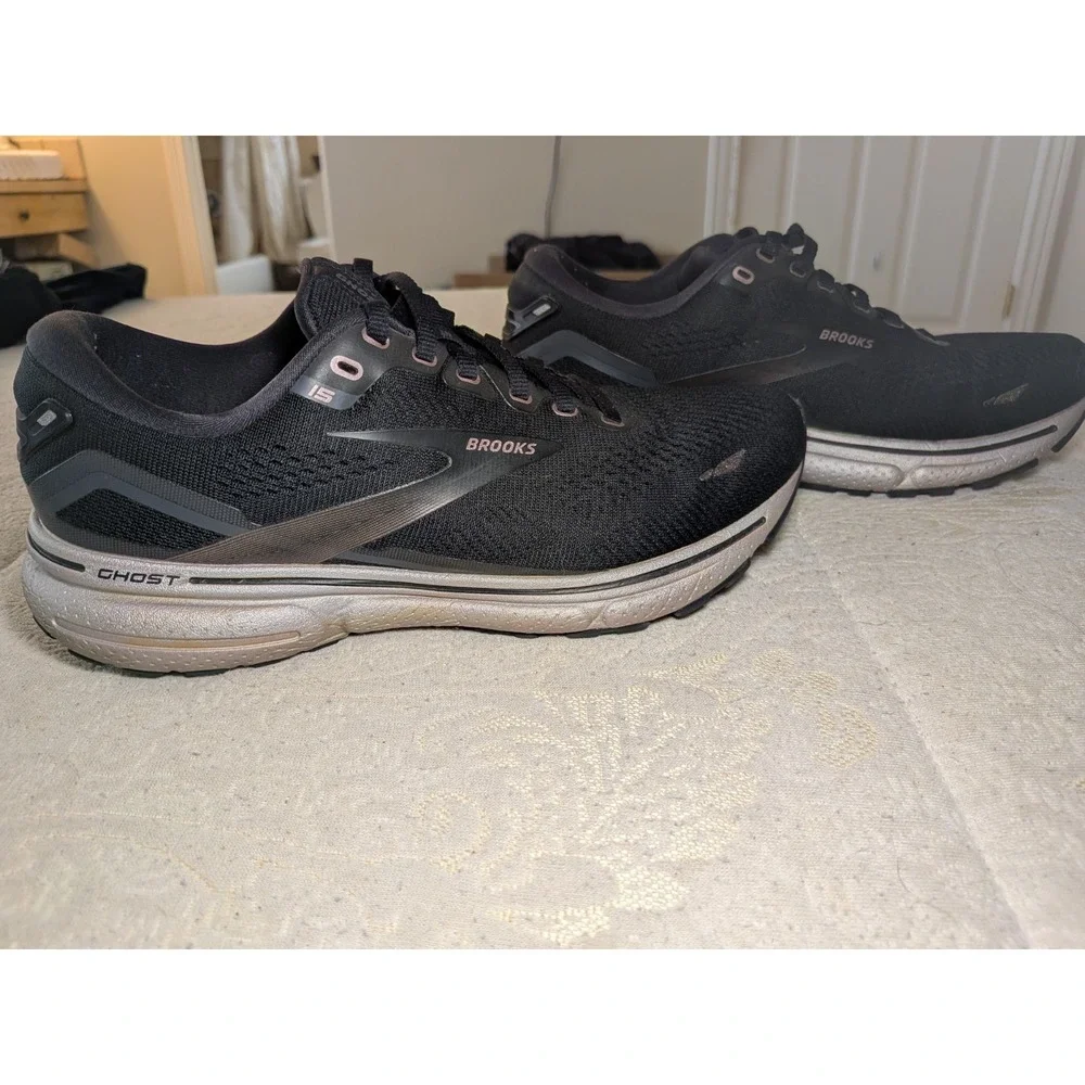 Brooks Ghost 15 Sneakers Womens 8.5 W Multi Running Low Top Lace Up 1203801B014